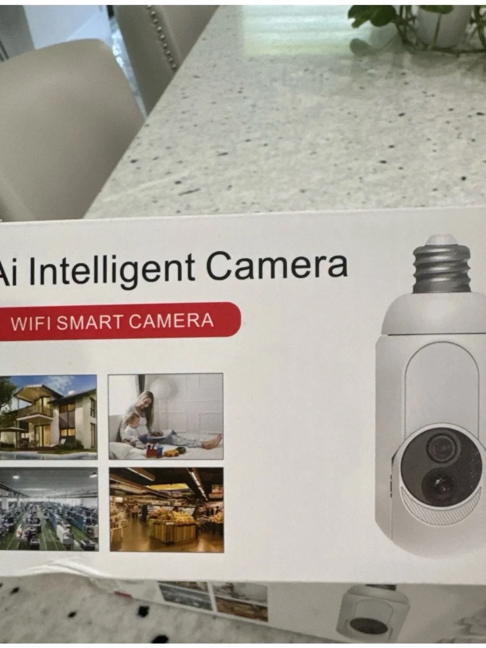 White AI Intelligent WiFi Smart Camera (2-Pack)